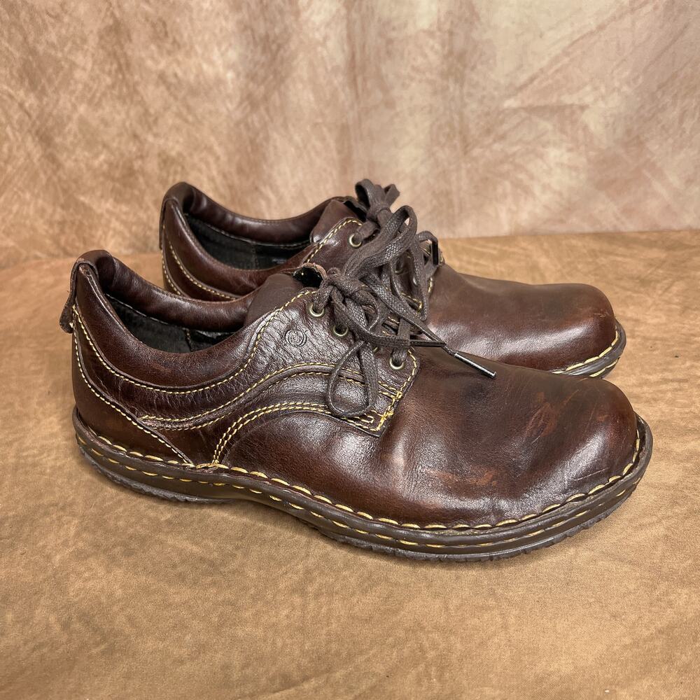 Vintage Y2K Leather Sneakers Shoes Lace Up Derby Oxfords Indie Grunge Skater